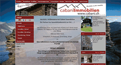 Desktop Screenshot of cabani.ch